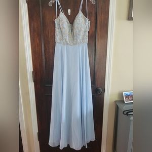 NWT Camille La Vie Size 2 Light Blue Dress